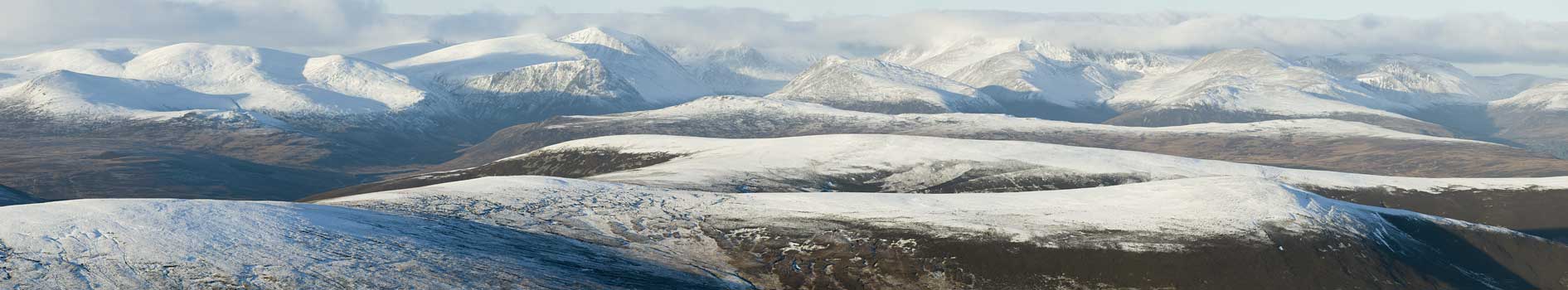 The Southern Cairngorms from Carn Bhac, 17 December 2006
